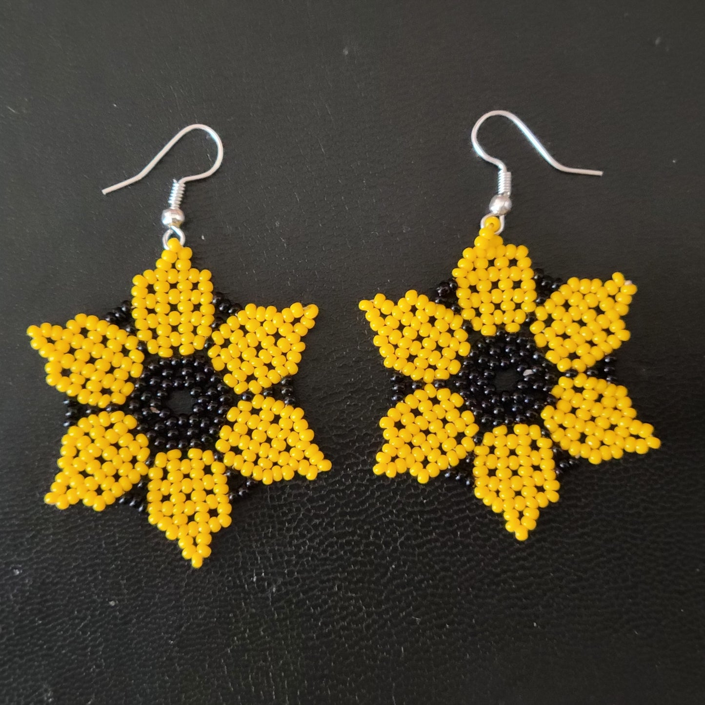 Sun & Flower Earrings